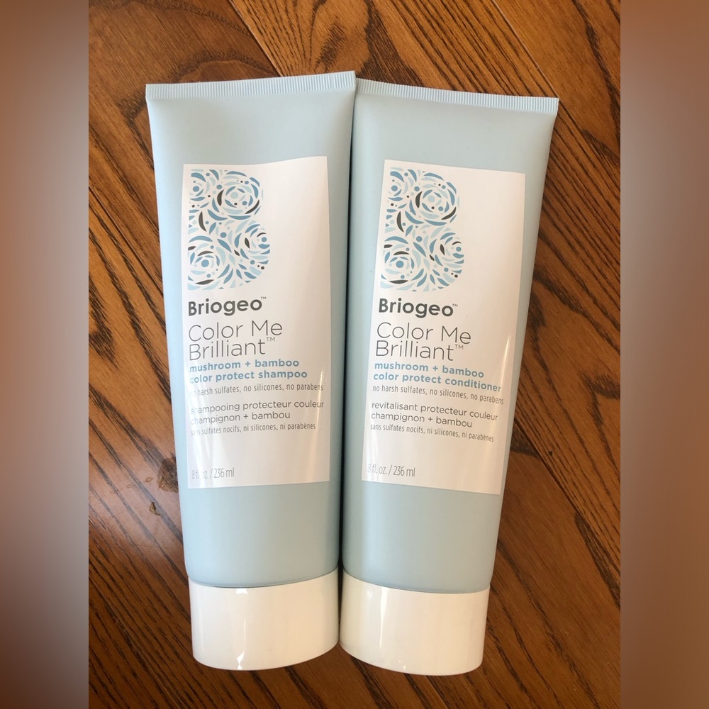 Briogeo Color Me Brilliant Mushroom+bamboo
Color Protect Conditioner/Shampoo 8oz